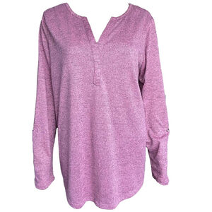 2 Dye 4 Easy to Wear Soft Pink Tunic Top Size XL